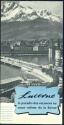 Lucerne 50er Jahre - Faltblatt mit 7 Abbildungen
