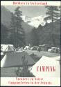 Campingferien in der Schweiz 50er Jahre - Faltblatt