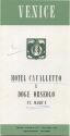 Venice 50er Jahre - Hotel Cavalletto e Doge Orseolo St. Mark 's - Faltblatt mit 8 Abbildungen
