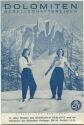 Dolomiten 1938 - CIT Gesellschaftsreisen - 16 Seiten mit 9 Abbildungen