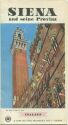 Siena 1961 - Faltblatt mit 21 Abbildungen - Reliefkarte
