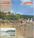 Mexico - Acapulco-Taxco 70er Jahre - Faltblatt mit 15 Abbildungen
