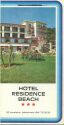 Cavalaire-sur-Mer 1975 - Hotel Residence Beach - Faltblatt mit 7 Abbildungen