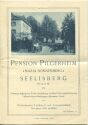 Seelisberg - Pension Pilgerheim Maria Sonnenberg Alois Zwissig - Faltblatt