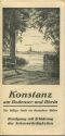 Konstanz am Bodensee 1935 - Faltblatt