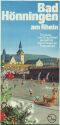 Bad Hönningen am Rhein 60er Jahre - Faltblatt mit 21 Abbildungen