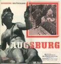 Augsburg 1937 - 24 Seiten mit 32 Abbildungen - beiliegend Im Auto nach Augsburg