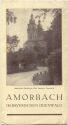 Amorbach 30er Jahre - Faltblatt mit 6 Abbildungen