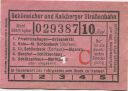 Schöneiche Kalkberge - Schöneicher und Kalkberger Strassenbahn - Fahrschein