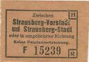 Fahrschein zwischen Strausberg-Stadt und Strausberg-Vorstadt
