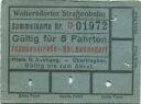 Woltersdorf - Woltersdorfer Strassenbahn - Sammelkarte