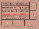 Woltersdorf - Woltersdorfer Strassenbahn - Sammelkarte