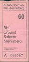 Biel Autobusbetrieb - Biel-Meinisberg - Fahrschein Fr. 0.60