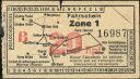 Städtischer Kraftwagenverkehr Werder (Havel) alte Fahrkarte historischer Fahrschein