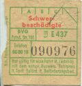 BVG - Berlin Potsdamer Str. 188 - Fahrschein 1958
