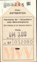 MVV - M&uuml;nchen Fahrkarte DM 3,00