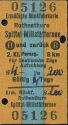 Rothenthurn bis Spittal-Millstättersee und zurück - Fahrkarte 1961
