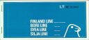 Alter Fahrschein - Flugticket - Finland-Line Bore-Line Svea-Line Silja-Line 1972