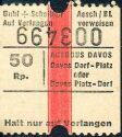 Davos - Autobus Davos Dorf-Platz oder Davos Platz-Dorf