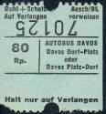 Davos - Autobus Davos Dorf-Platz oder Davos Platz-Dorf
