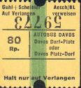Davos - Autobus Davos Dorf-Platz oder Davos Platz-Dorf