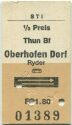 STI - Thun Bf Oberhofen Dorf Ryder Bus hin und zurück - Fahrkarte