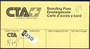 Boarding Pass - CTA Compagnie de transport aerien