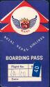 Boarding Pass - RNAC Royal Nepal Airlines