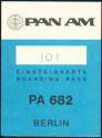 Boarding Pass - PAN AM 