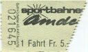Sportbahnen Andermatt - Fahrschein