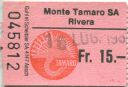 Monte Tamaro SA Rivera