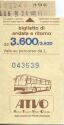 ATVO - biglietto - Bus-Fahrschein L. 3.600