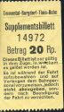 EBT - Emmental-Burgdorf-Thun-Bahn - Supplementbillett 20Rp.