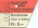 Flumserberg - Kabinenbahn - Rundreise