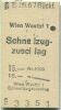 Fahrkarte - Wien Westbf 1 1 - Schnellzugzuschlag