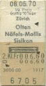 Zürich Olten Näfels-Mollis Sisikon und zurück - Fahrkarte
