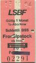 LSBF - Schlatti DSS Fronalpstock via Stoos und zurück - Fahrkarte