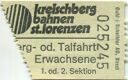 Kreischbergbahnen St. Lorenzen - Fahrkarte