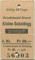 Grindelwald Grund Kleine Scheidegg und zurück - Fahrkarte