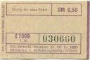 BVG - Fahrschein 1970