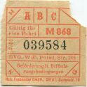 BVG - Fahrschein 1951