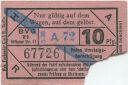 BVG - Fahrschein 10Pfg. 1938