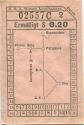 Fahrkarte - A.-G. d. Wiener Localbahnen 20er Jahre