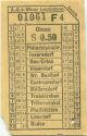 Fahrkarte - A.-G. d. Wiener Localbahnen 20er Jahre