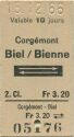 Corgemont Biel/Bienne - Fahrkarte