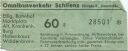 Omnibusverkehr Schlienz Eßlingen-N. Ulmerstraße 38 - Fahrschein