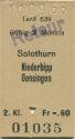 Solothurn Niederbipp Oensingen - Fahrkarte