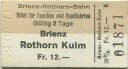 Brienz-Rothorn-Bahn - Brienz Rothorn Kulm - Billet für Familien und Rundfahrten - Fahrkarte