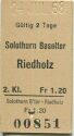 Solothurn Baseltor Riedholz - Fahrkarte