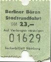 Berlin - Berliner Bären Stadtrundfahrt - Fahrschein